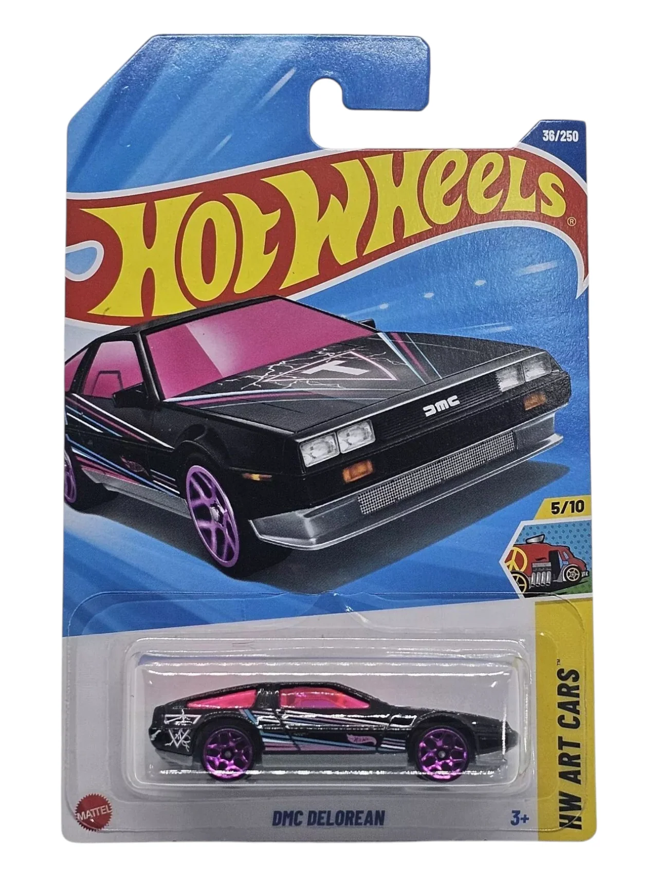 HotWheels DMC Delorean HW Art Cars Imported Mainline 1:64 Scale HYW88-N7C5