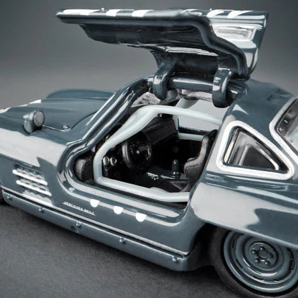 HotWheels ELITE 64 Mercedes benz 300 sl Imported Premium rlc 1:64 Scale ( With Protector) HNG51 - Image 9