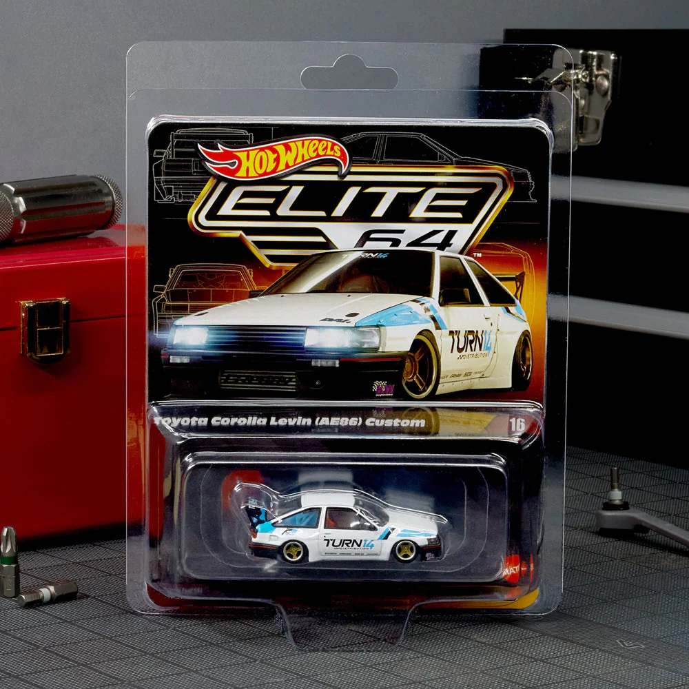 HotWheels Elite 64 Toyota Corolla Levin (AE86) Custom Imported Premium rlc 1:64 Scale (With Protector) - Image 2