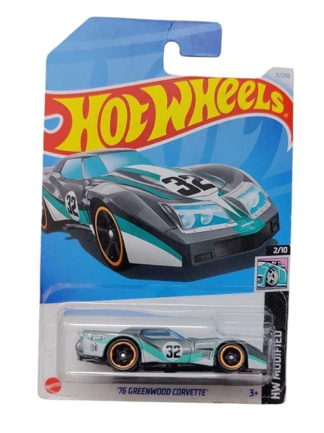 Hotwheels 76 Greenwood Corvette imported mainline 1:64 Scale
