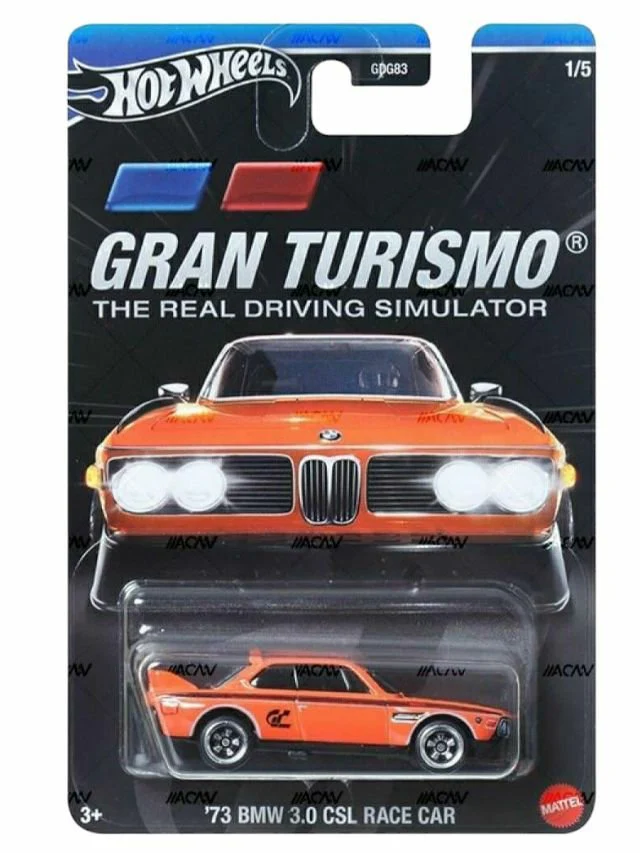 Hotwheels Gran turismo 73 Bmw 3.0 Csl race car Imported Mainline 1:64