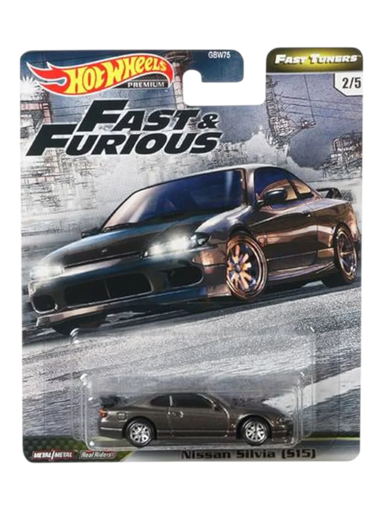 HotWheels Fast and Furious Fast Tuners Nissan Silvia (S15) Imported Premium 1:64 Scale