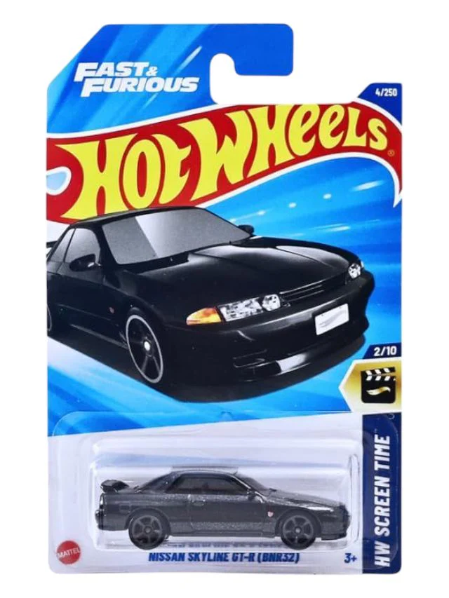 Hotwheels Fast and Furious Nissan Skyline GT-R (BNR32) Imported Mainline 1:64 Scale HYY72-N7C5
