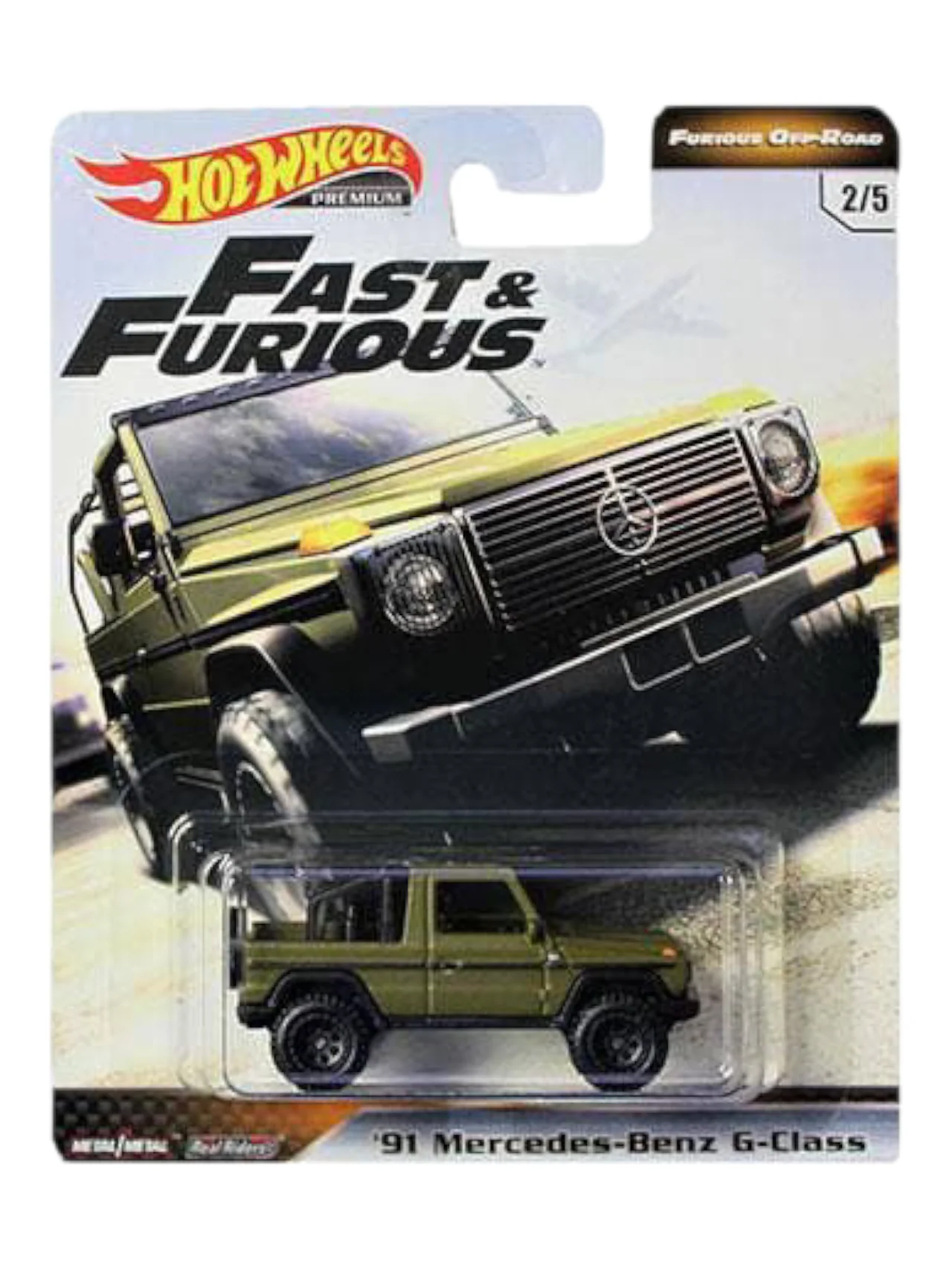HotWheels Fast and Furious Off-Road 91 Mercedes-Benz G-Class Imported Premium 1:64 Scale