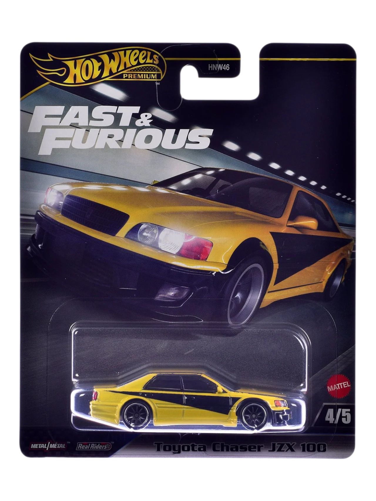 HotWheels Fast and Furious Toyota Chaser JZX 100 Imported Premium 1:64 Scale