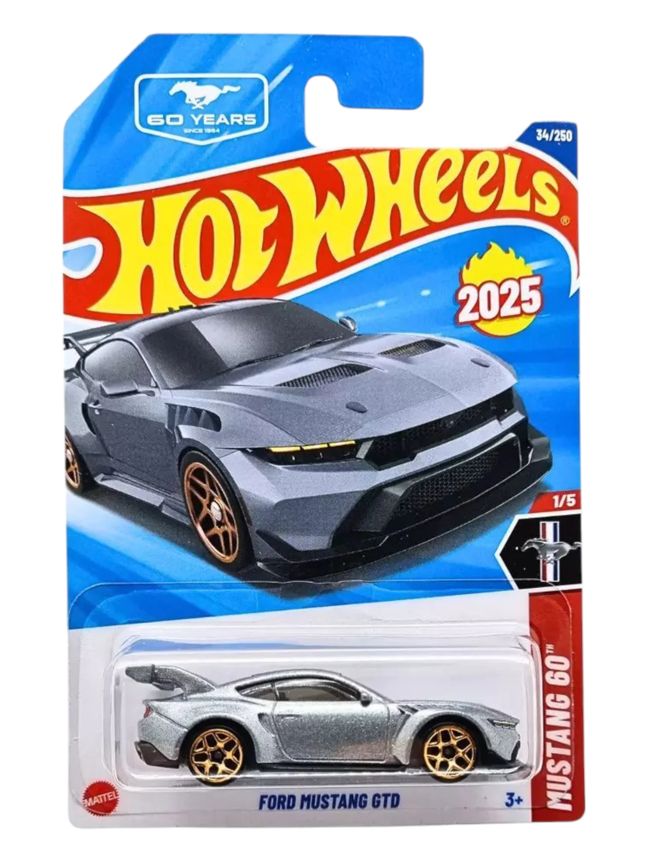 HotWheels Ford Mustang GTD Imported Mainline 1:64 Scale HYW19-N7C5