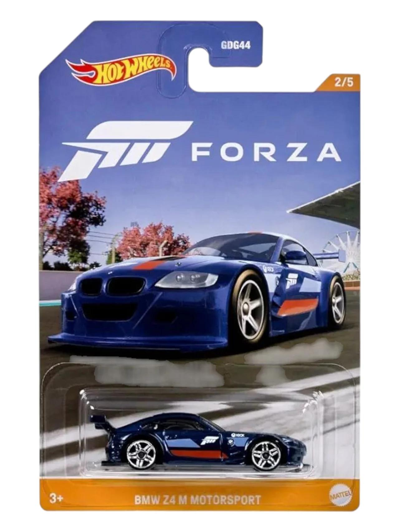 Hotwheels forza bmw z4 m Motorsport imported mainline card art  1:64 Scale