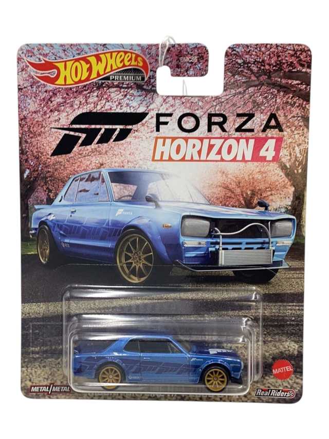 HotWheels Forza Horizon 4 – Nissan Skyline H/T 2000 GT‑X 1:64 Scale Premium Die‑cast Car