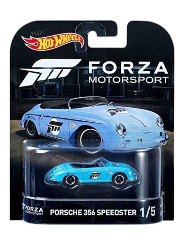 HOTWHEELS Forza Motorsport Porsche 356 Speedster Imported Collection 1:64 Scale Creased Card