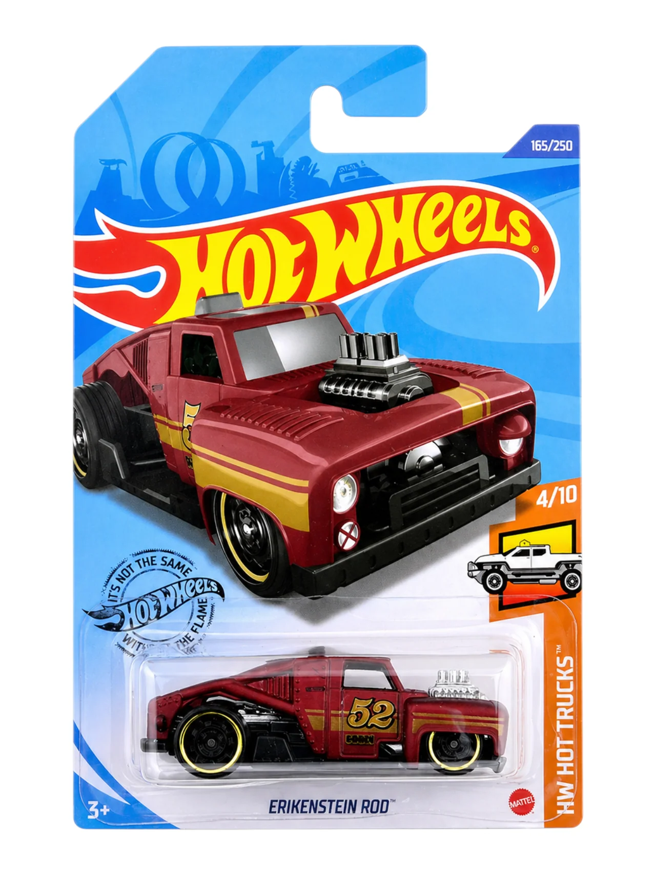 HotWheels Frikenstein Rod 2020 Imported Mainline 1:64 Scale (Card Damage Car in mint condition)
