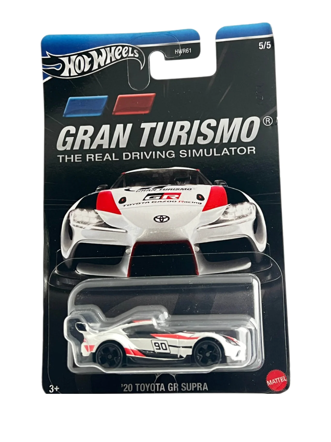 HotWheels Gran Turismo '20 Toyota GR Supra " The Real Driving Simulator Card Art 1:64 Scale