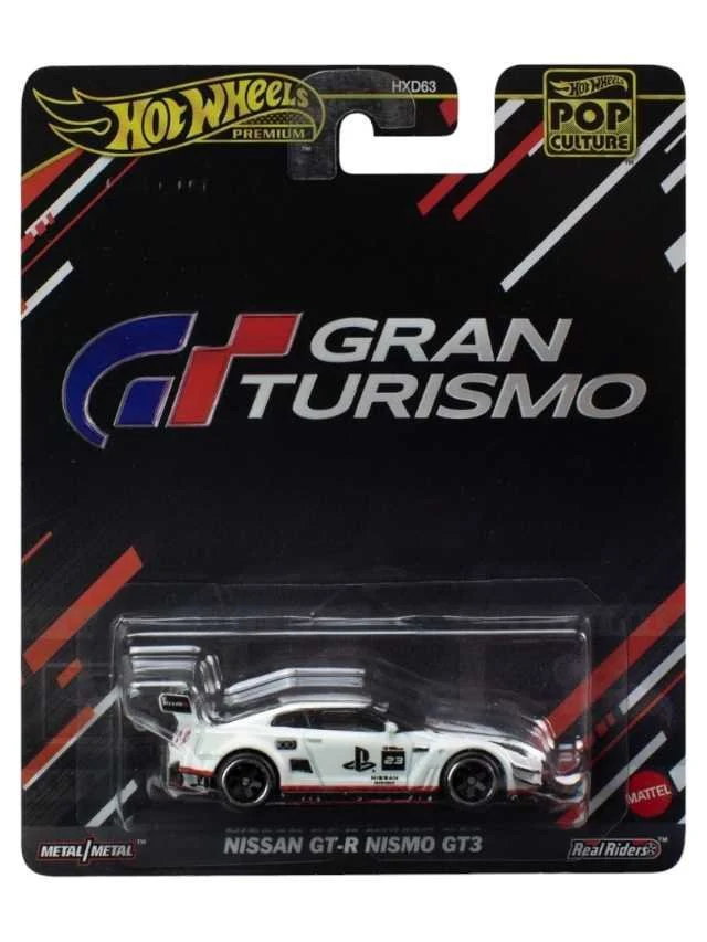Hot Wheels Gran Turismo Nissan GT-R NISMO GT3 Premium Die-Cast Car