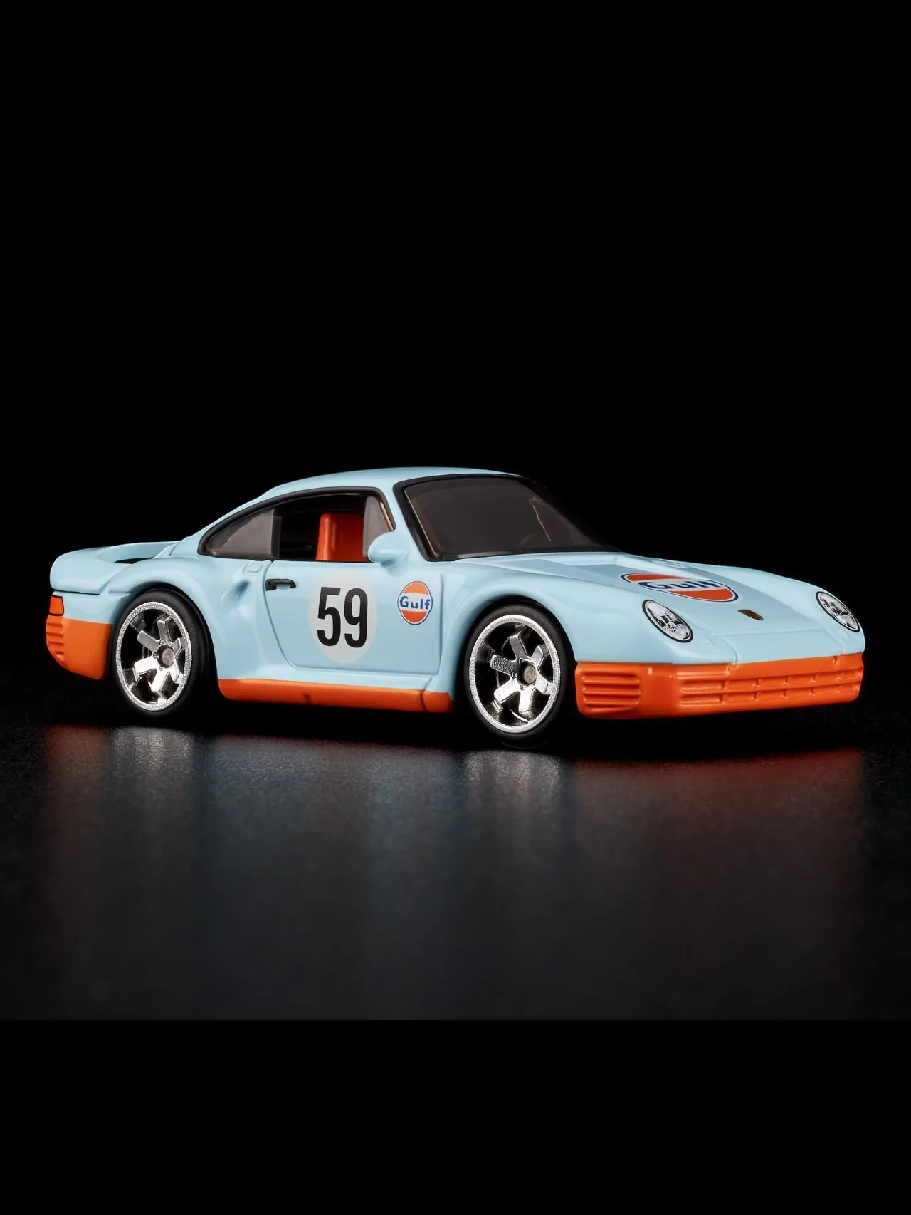 HotWheels Gulf 1986 Porsche 959 RLC 1:64 Scale - Image 3