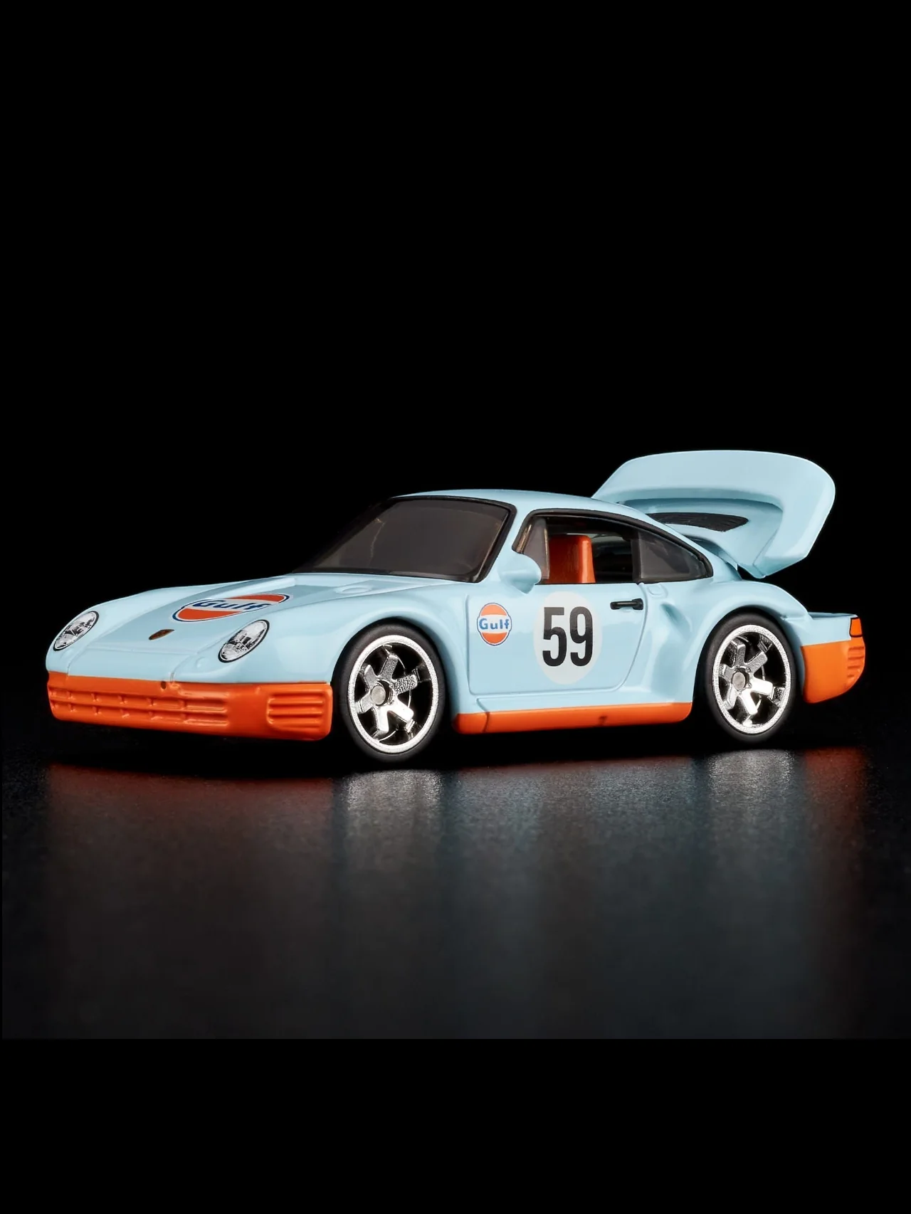 HotWheels Gulf 1986 Porsche 959 RLC 1:64 Scale - Image 5