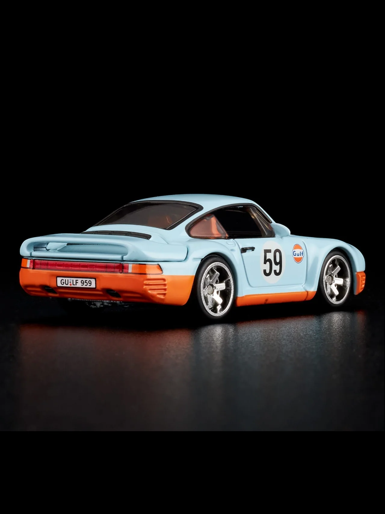 HotWheels Gulf 1986 Porsche 959 RLC 1:64 Scale - Image 7