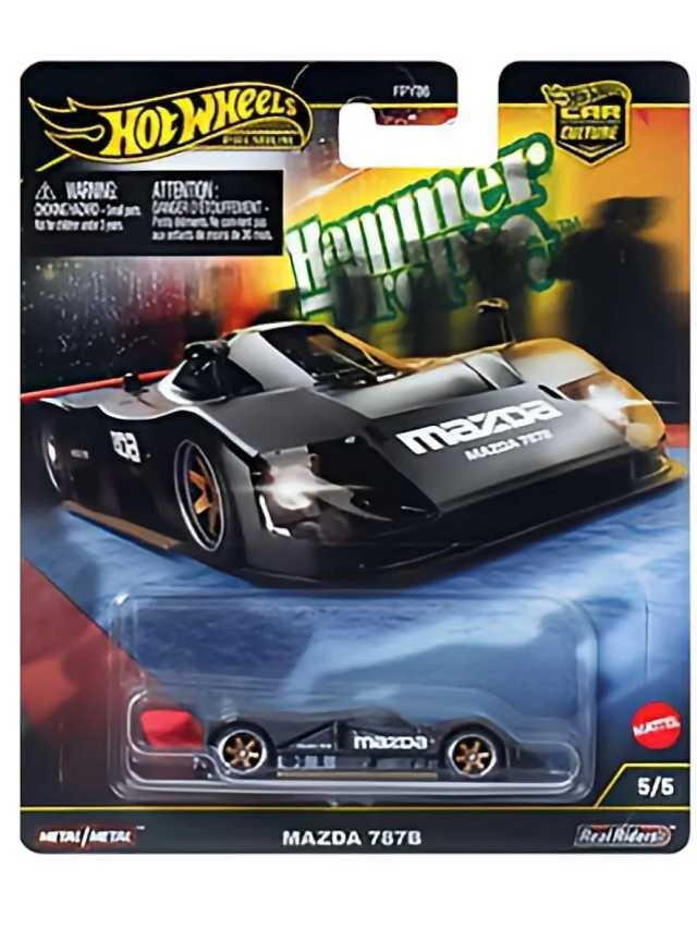 Hotwheel hammer drops Mazda 787B Imported Premium 1:64 Scale