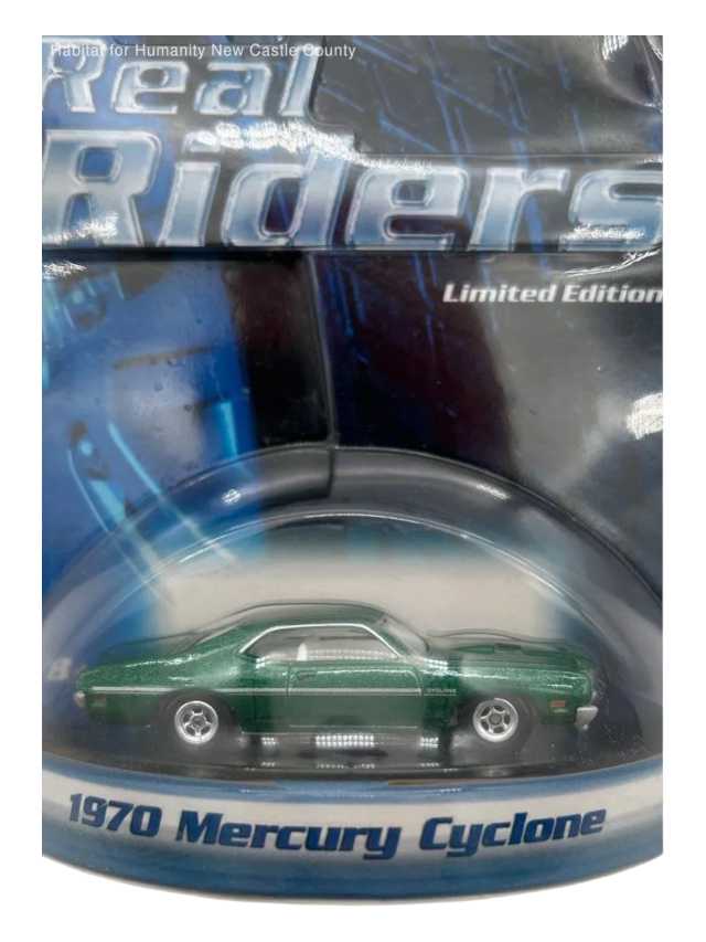 Hotwheels Imported Real Riders Limited Edition 1970 Mercury Cyclone - Image 2