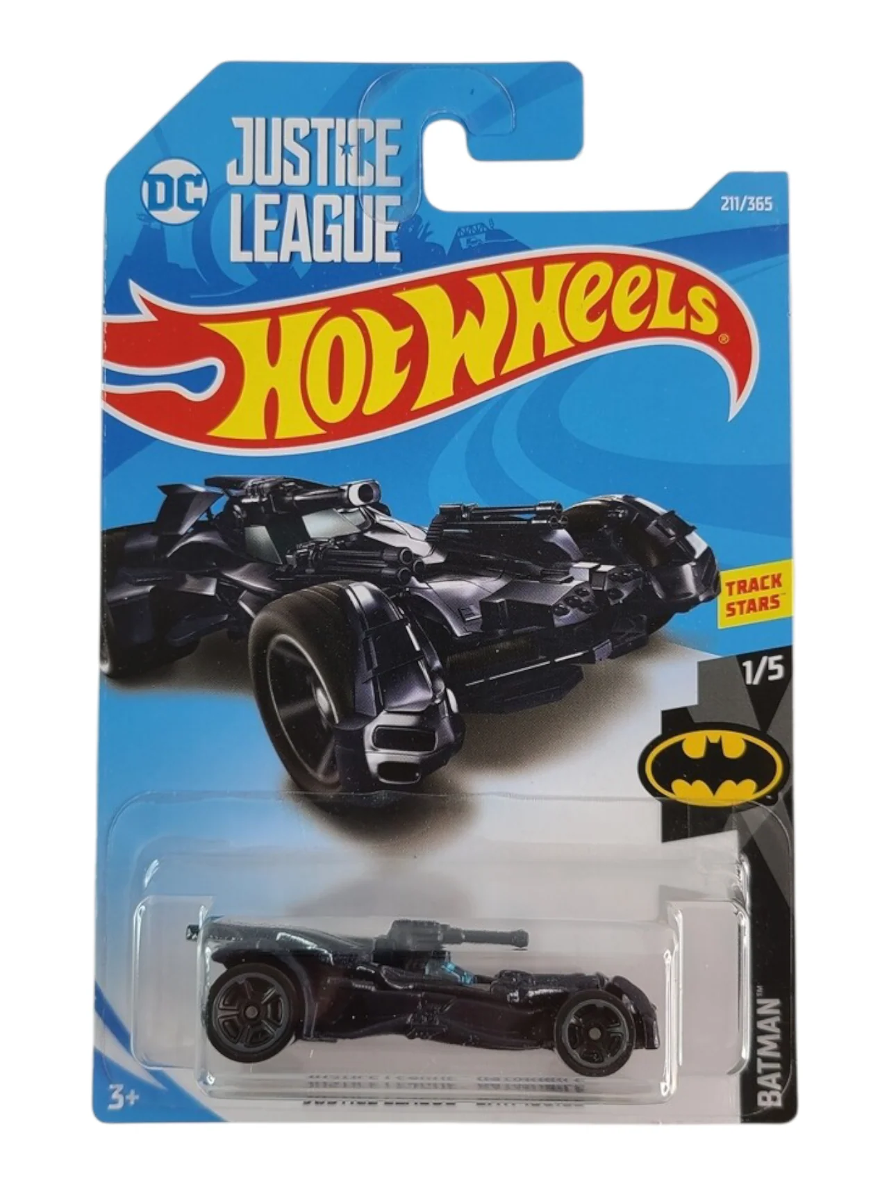 HotWheels Justice League Batmobile Imported Mainline 1:64 Scale - Image 2