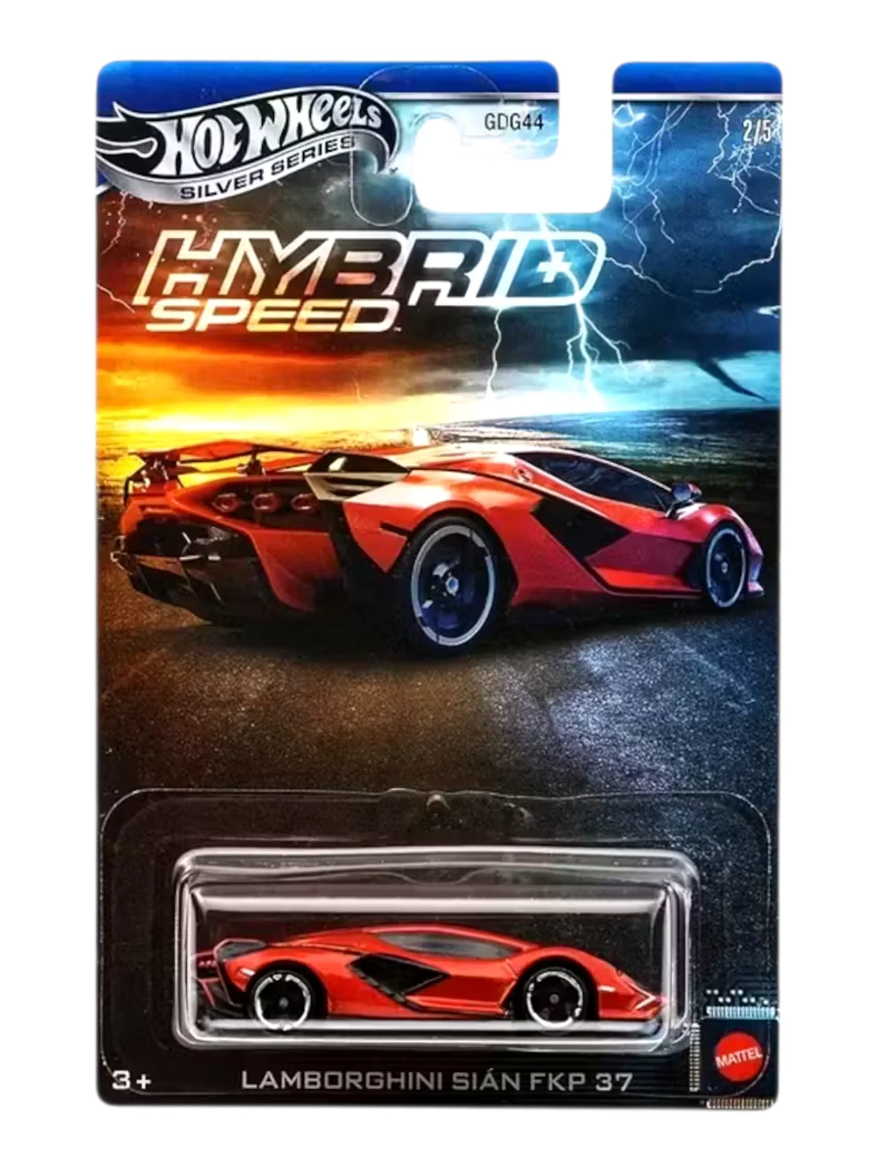 HotWheels 'Lamborghini Sian FKP 37 Imported Card Art 1:64 Scale