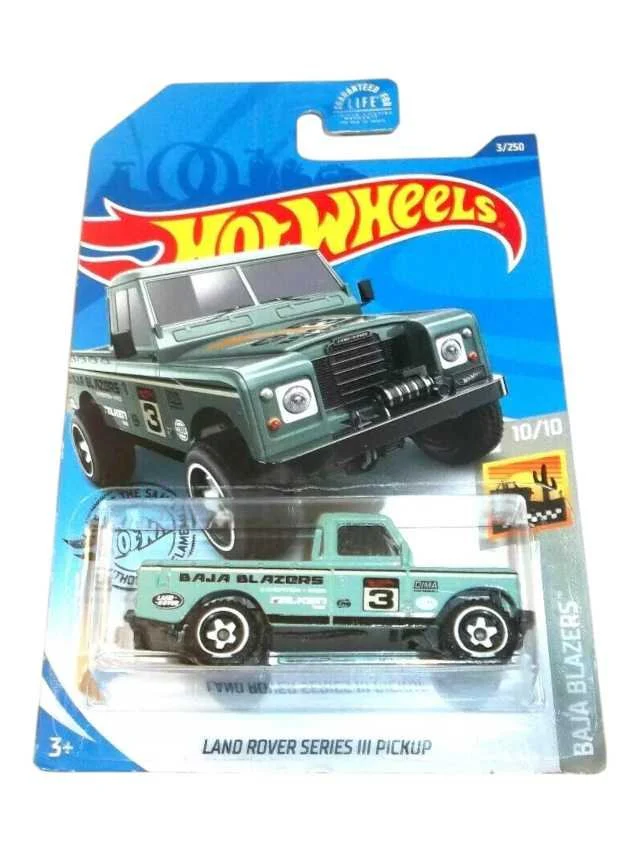 Hotwheels Land Rover series lll pickup Imported Mainline 1:64 Scale - Image 2