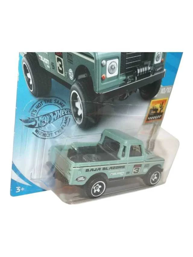 Hotwheels Land Rover series lll pickup Imported Mainline 1:64 Scale - Image 4