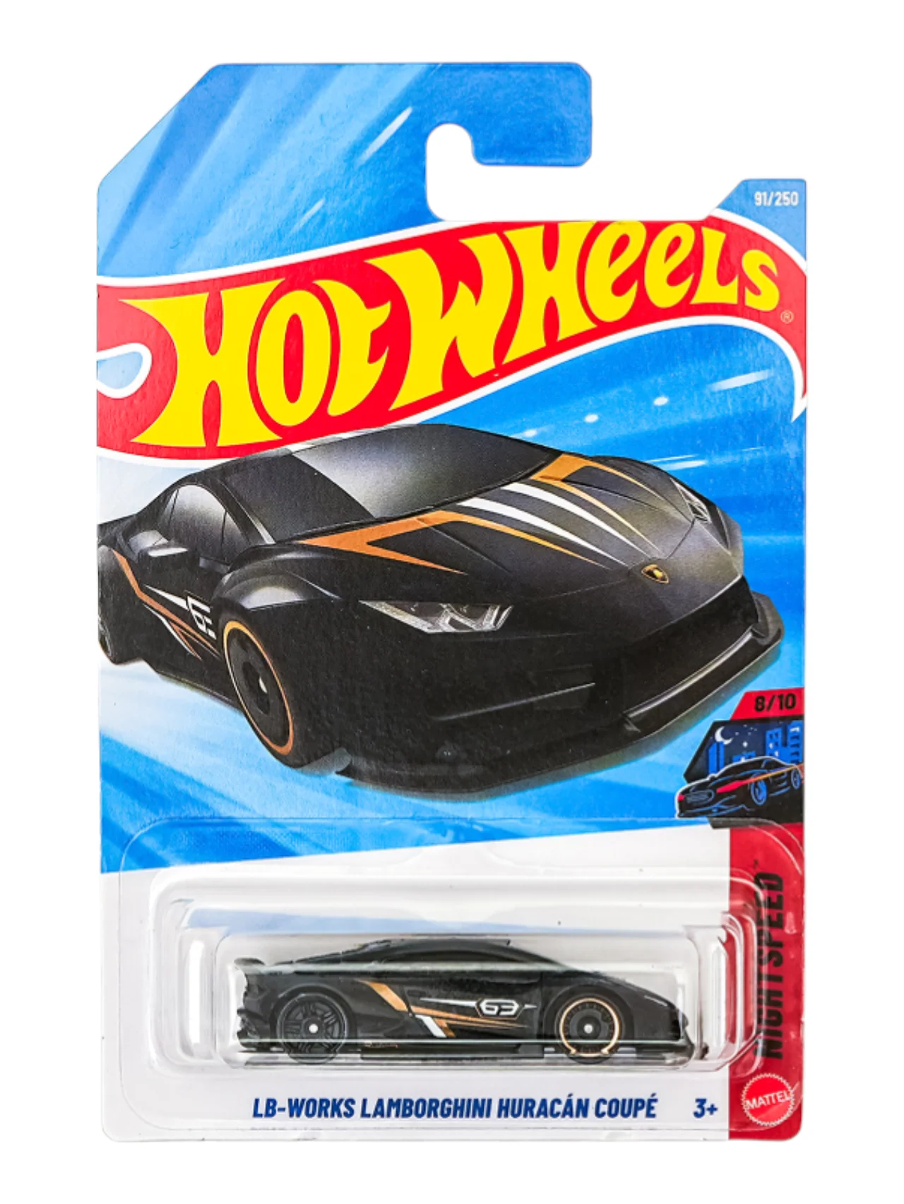 HotWheels LB-Works Lamborghini Huracan Coupe Imported Mainline 1:64 Scale (Blister Damage)