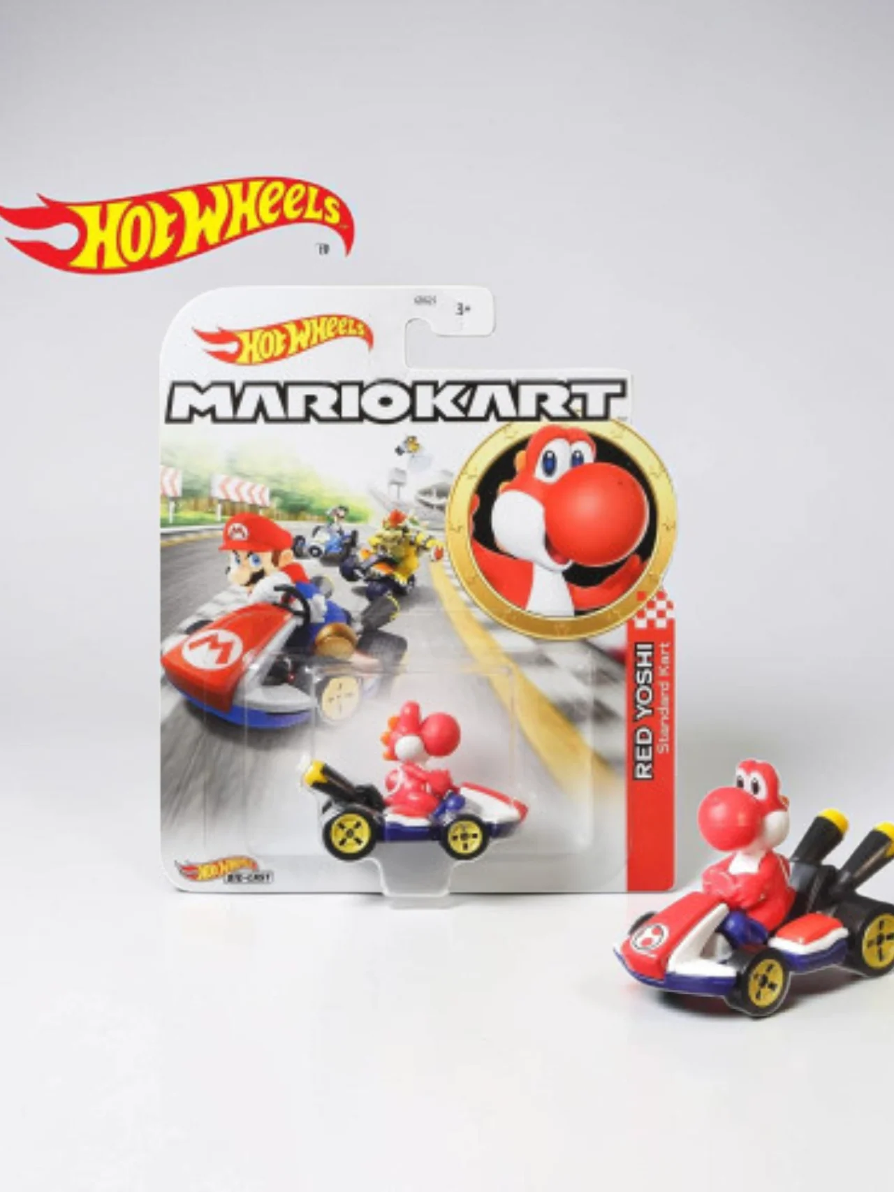 HotWheels Mariokart series Rad Yoshi Standard kart Imported 1:64 Scale