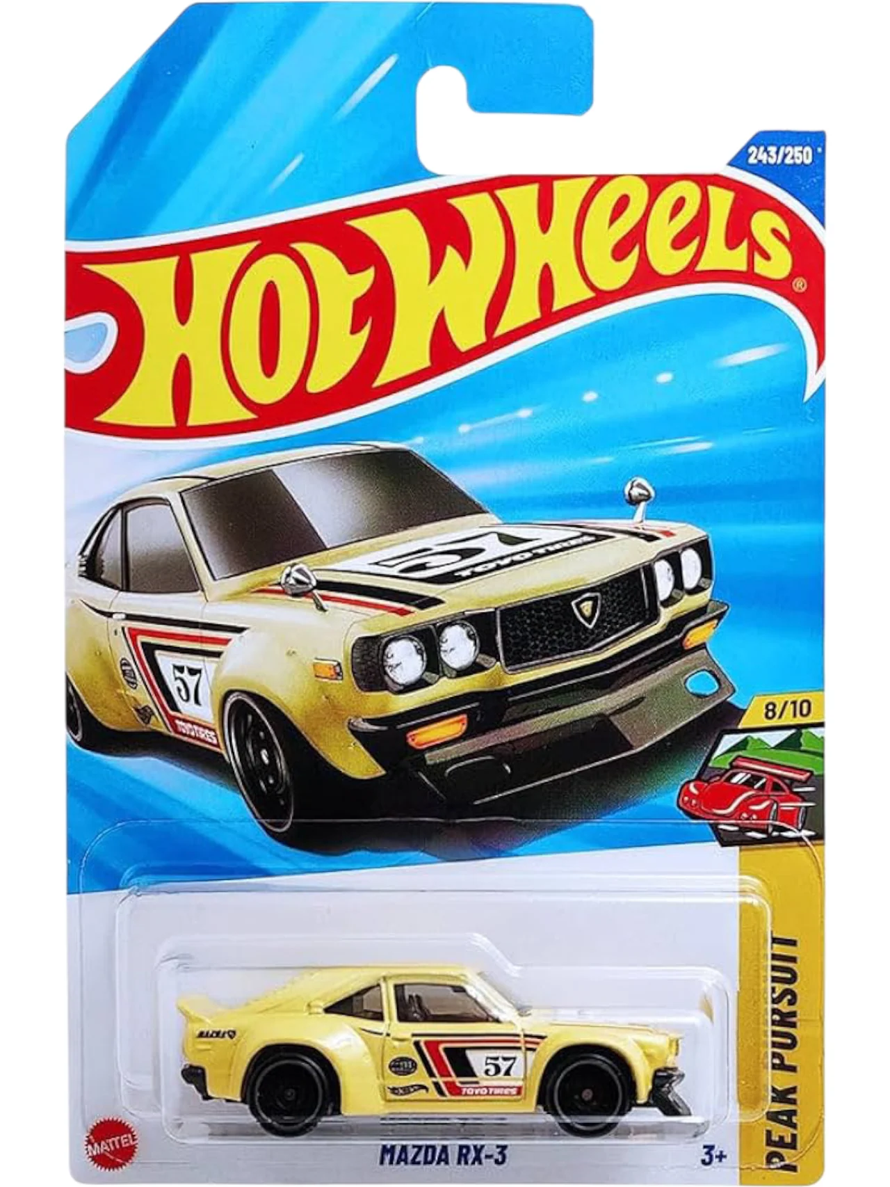 Hotwheels Mazda RX-3 Imported Mainline 1:64 Scale JBB47-N7C5