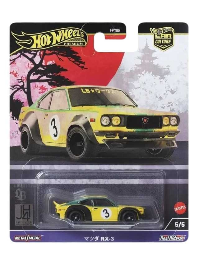 Hotwheels mazda rx-3 imported premium 1:64 Scale