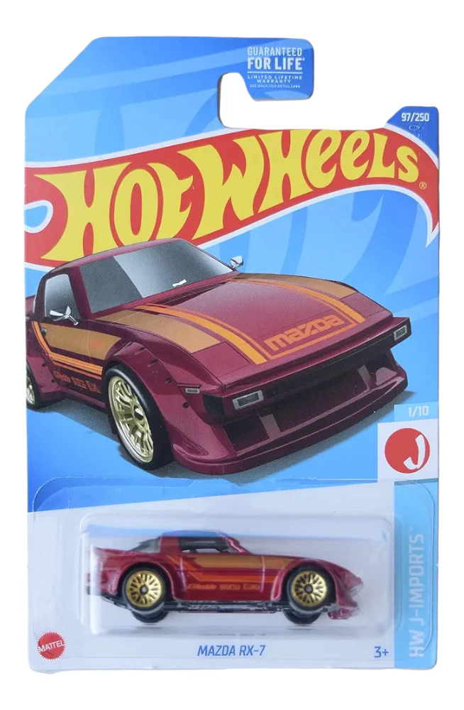 HotWheels mazda rx-7 Imported Mainline 1:64 Scale HCX24-M7C5