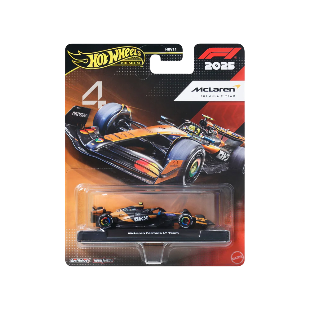 Hotwheels McLAREN Formula 1 Team no 4 Imported premium 1:64 Scale 2025