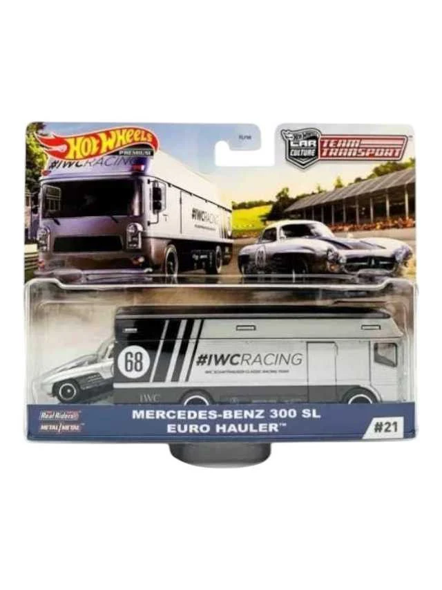 hotwheels Mercedes Benz 300 sl euro hauler imported team transport