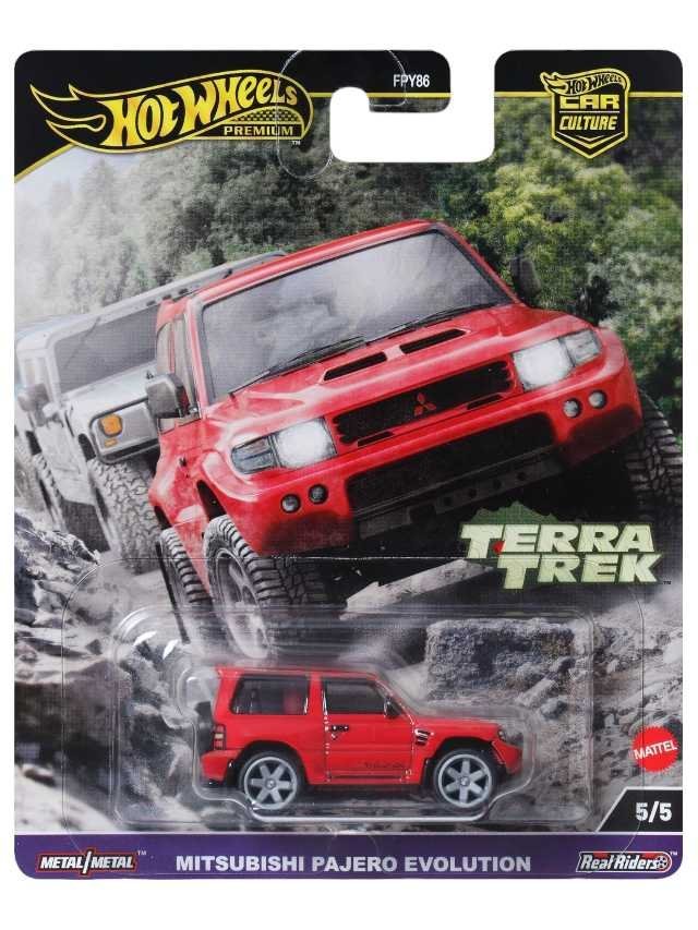 HotWheels terra trek Mitsubishi pajero evolution imported premium 1:64 Scale