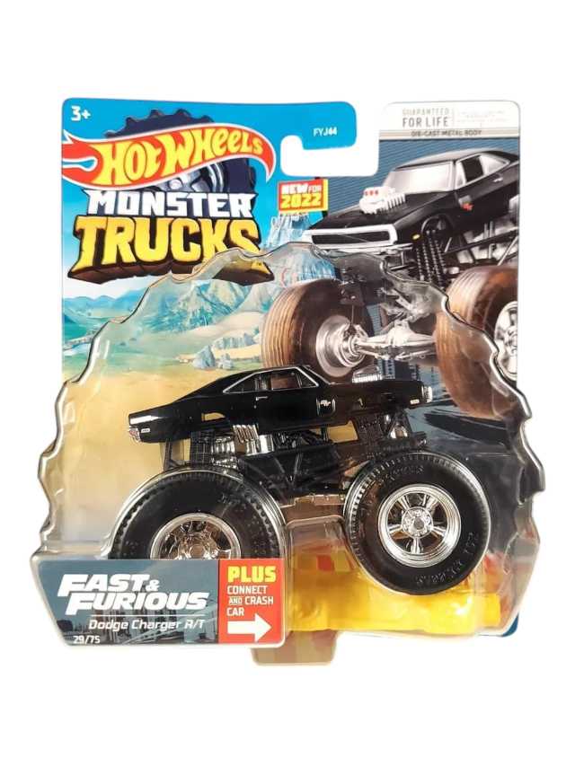 HotWheels fast and Furious Dodge charger r/t monster truck imported premium  1:64 scale - Image 5