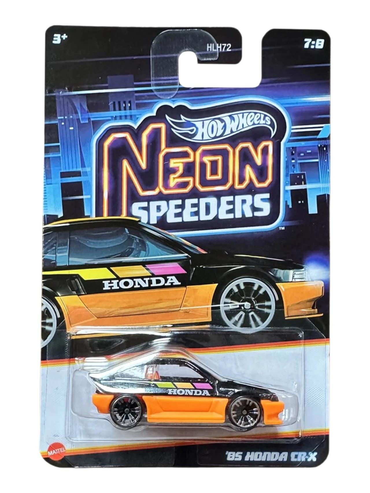 HotWheels Neon Speeders Set of 10 Mini Cars In Box Imported 1:64 Scale ( HLH72-955F ) - Image 13