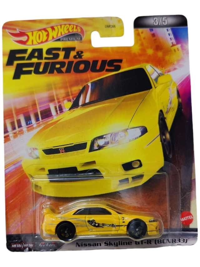 Hotwheels nissan skyline GTR bcnr 33 Imported Premium 1/64 Scale