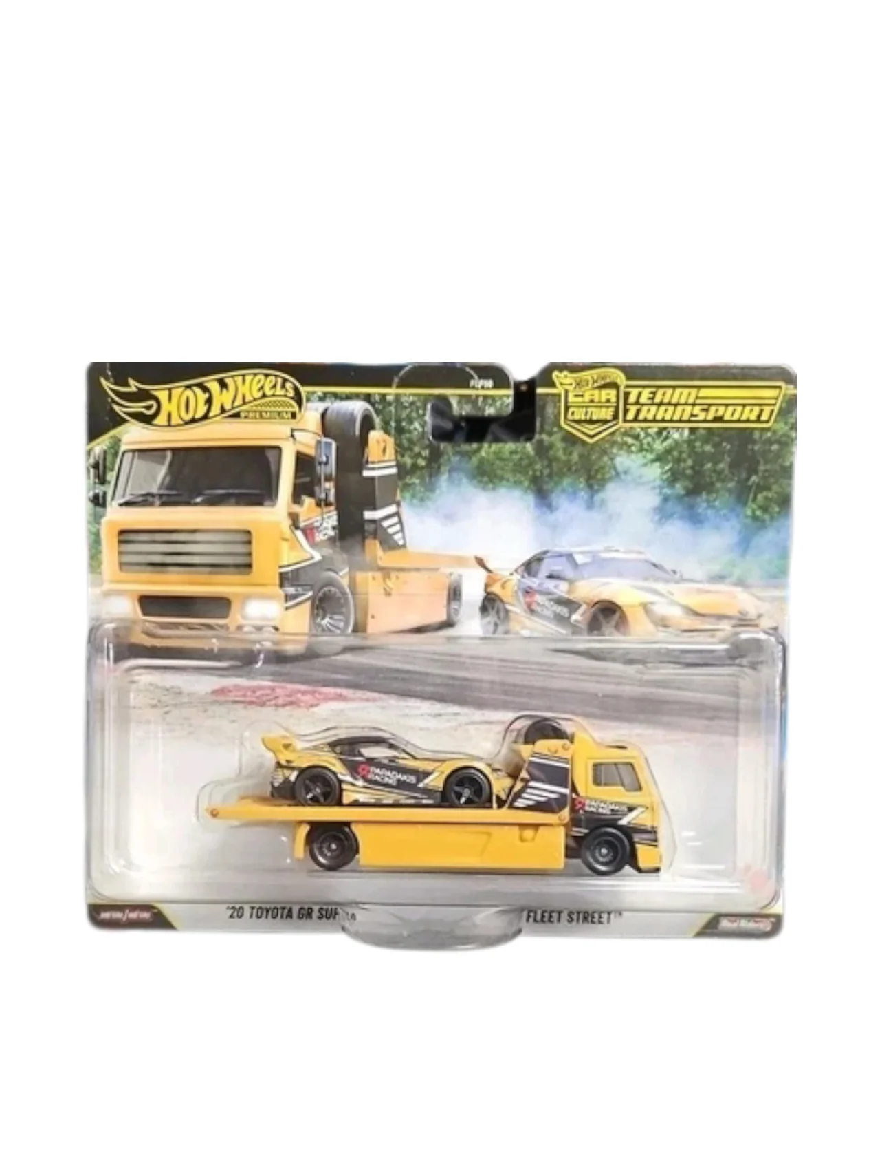 Hotwheels premium '20 toyota gt supra fleet Street team transport #86 - Image 2
