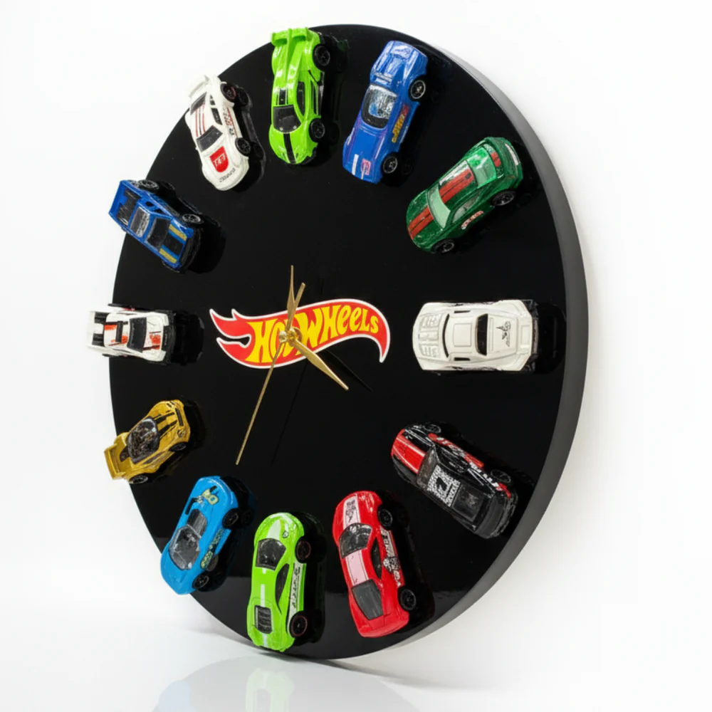 HotWheels premium Acrylic Diecast Clock - Image 3