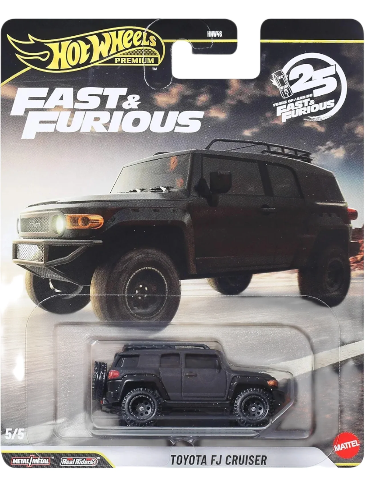 HotWheels Fast and Furious Toyota FJ Cruiser Imported Premium 1:64 Scale
