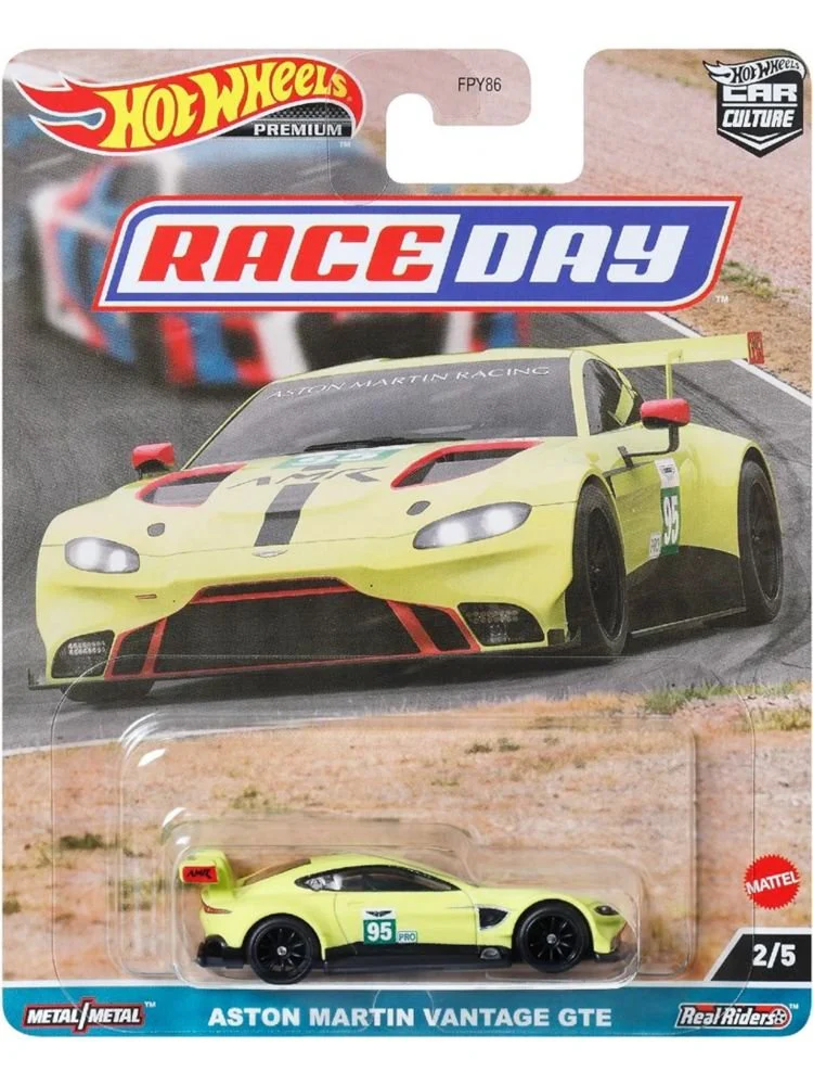 Hotwheels race day Aston Martin Vantage GTE  Imported Premium 1:64 Scale