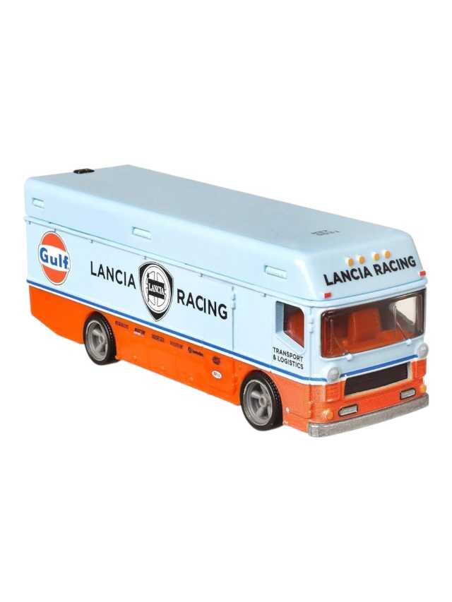 Hotwheels real riders lancia rally 037 euro hauler imported team transport 1:64 scale - Image 3