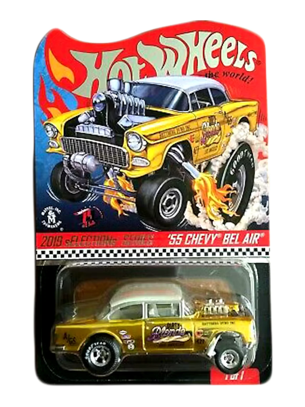 HotWheels RLC 2019 Selection Series 55 Chevy Bel Air Imported 1:64 Scale - Image 3