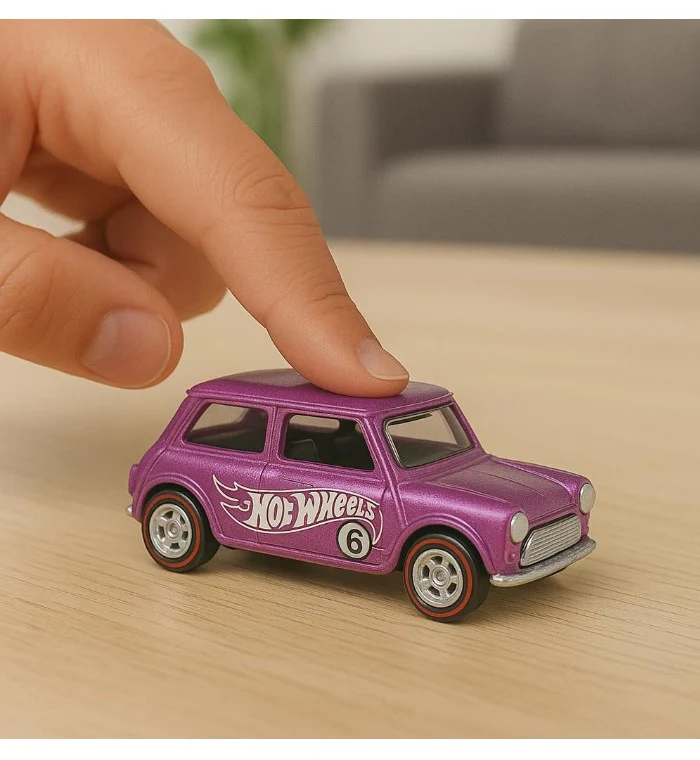Hotwheels RLC 2023 Collector Edition "Morris Mini" Die-Cast Car 1:64 Scale Premium Collectible - Image 3