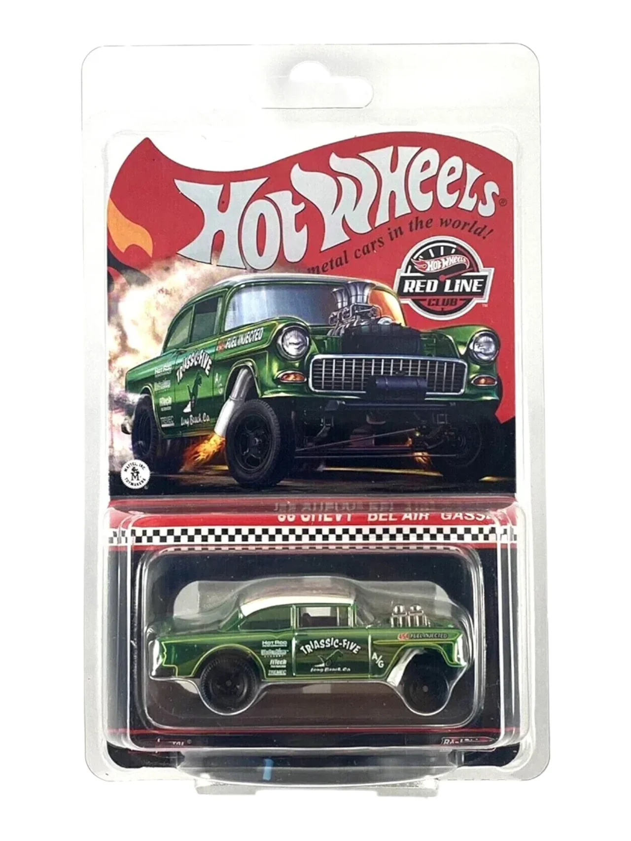 HotWheels RLC '55 Chevy Belair Gasser Imported 1:64 Scale ( With Protector )
