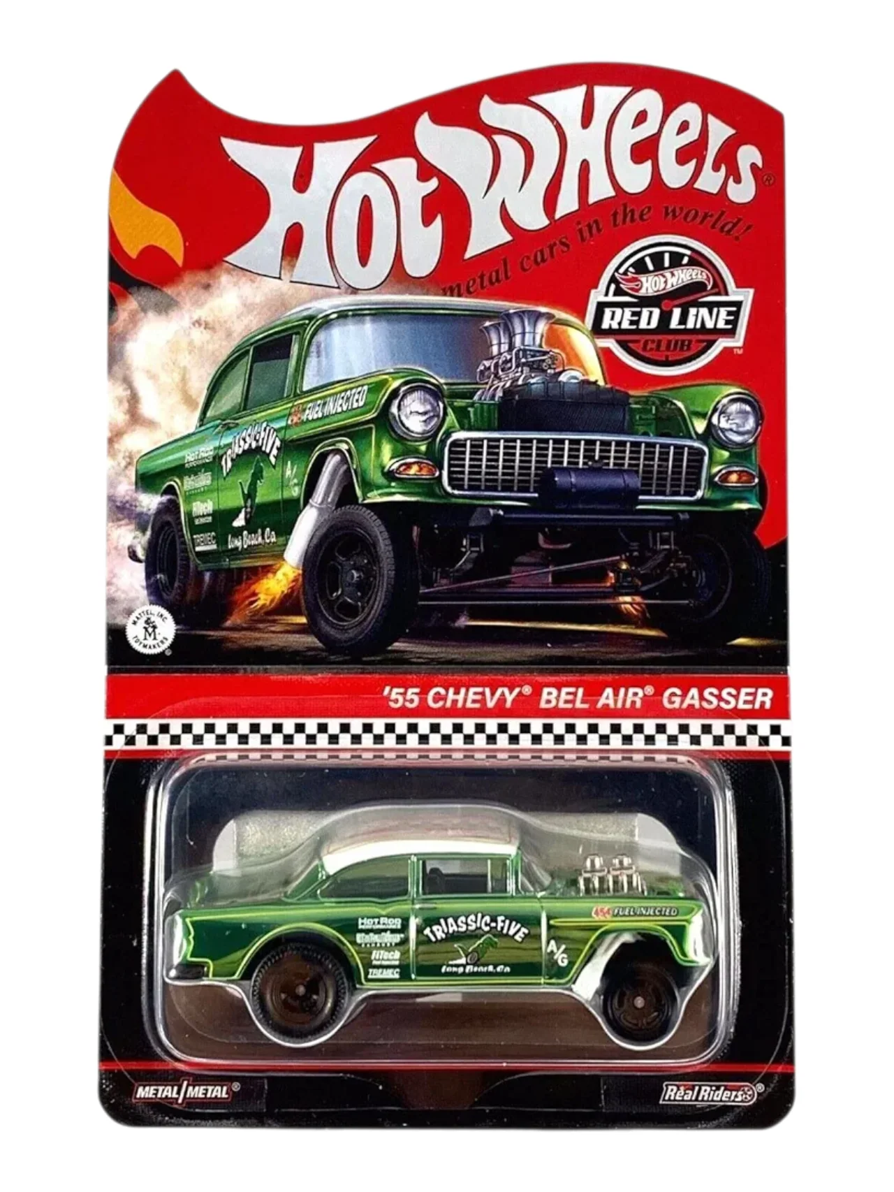 HotWheels RLC '55 Chevy Belair Gasser Imported 1:64 Scale ( With Protector ) - Image 2