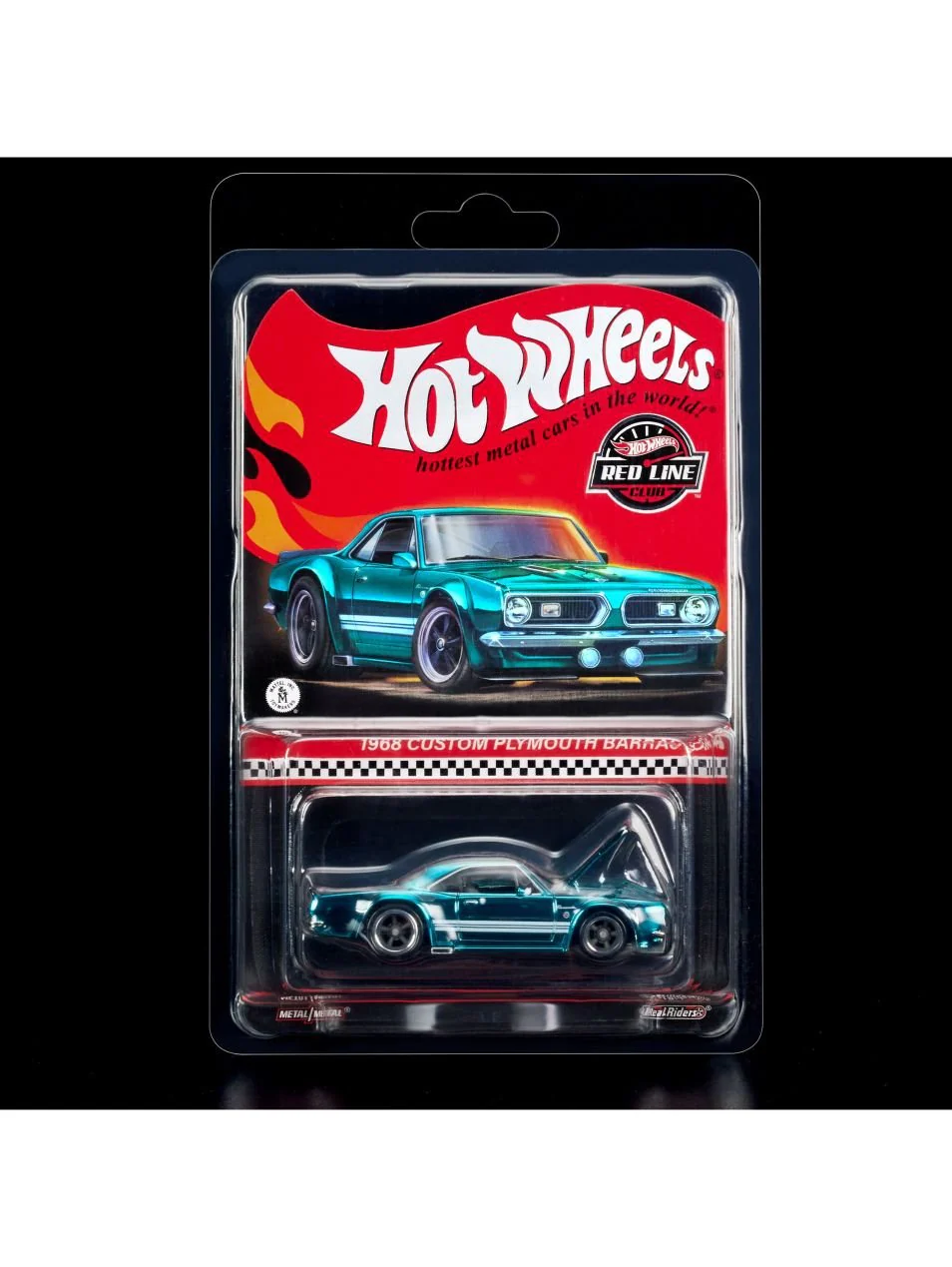 HOTWHEELS 1968 Custom Plymouth Barracuda imported rlc 1:64 Scale