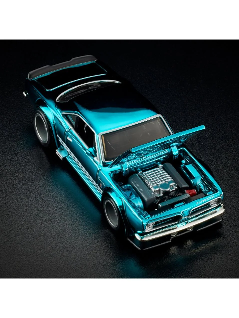 HOTWHEELS 1968 Custom Plymouth Barracuda imported rlc 1:64 Scale - Image 4