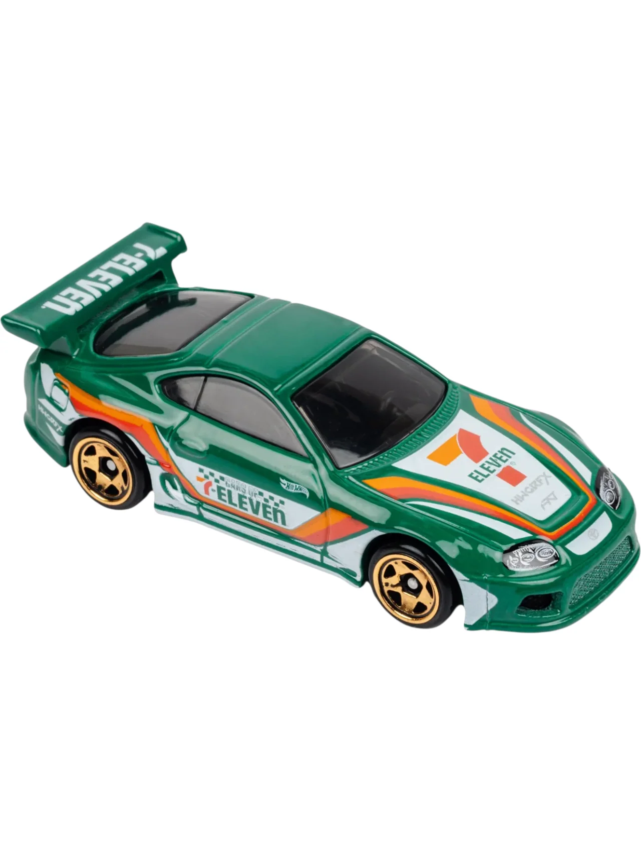 Hotwheels Silver Series 7-Eleven Toyota Supra Imported Card Art Mainline 1:64 Scale (with protector) - Image 5