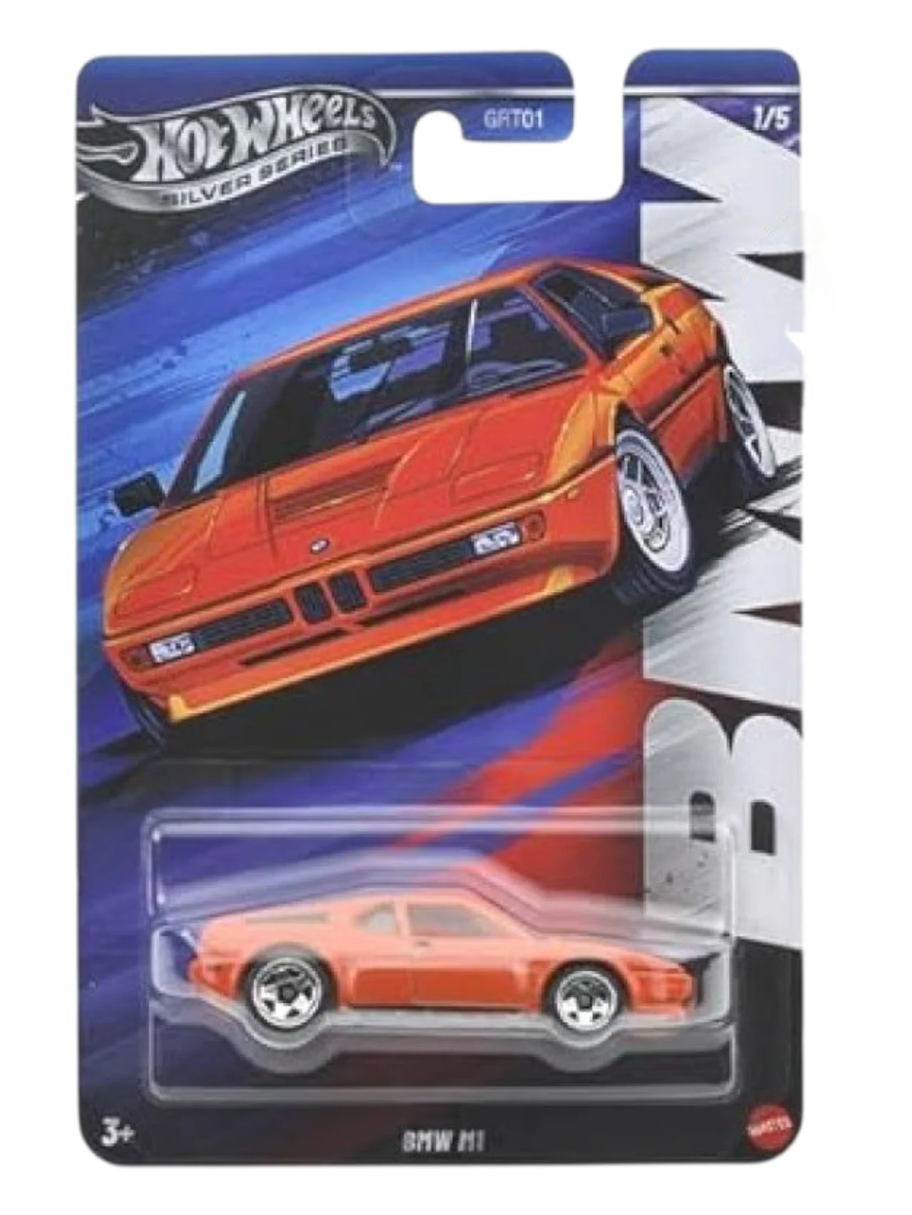 HotWheels Silver Series BMW Set of 5 Imported Mainline Card Art 1:64 Scale - Image 2