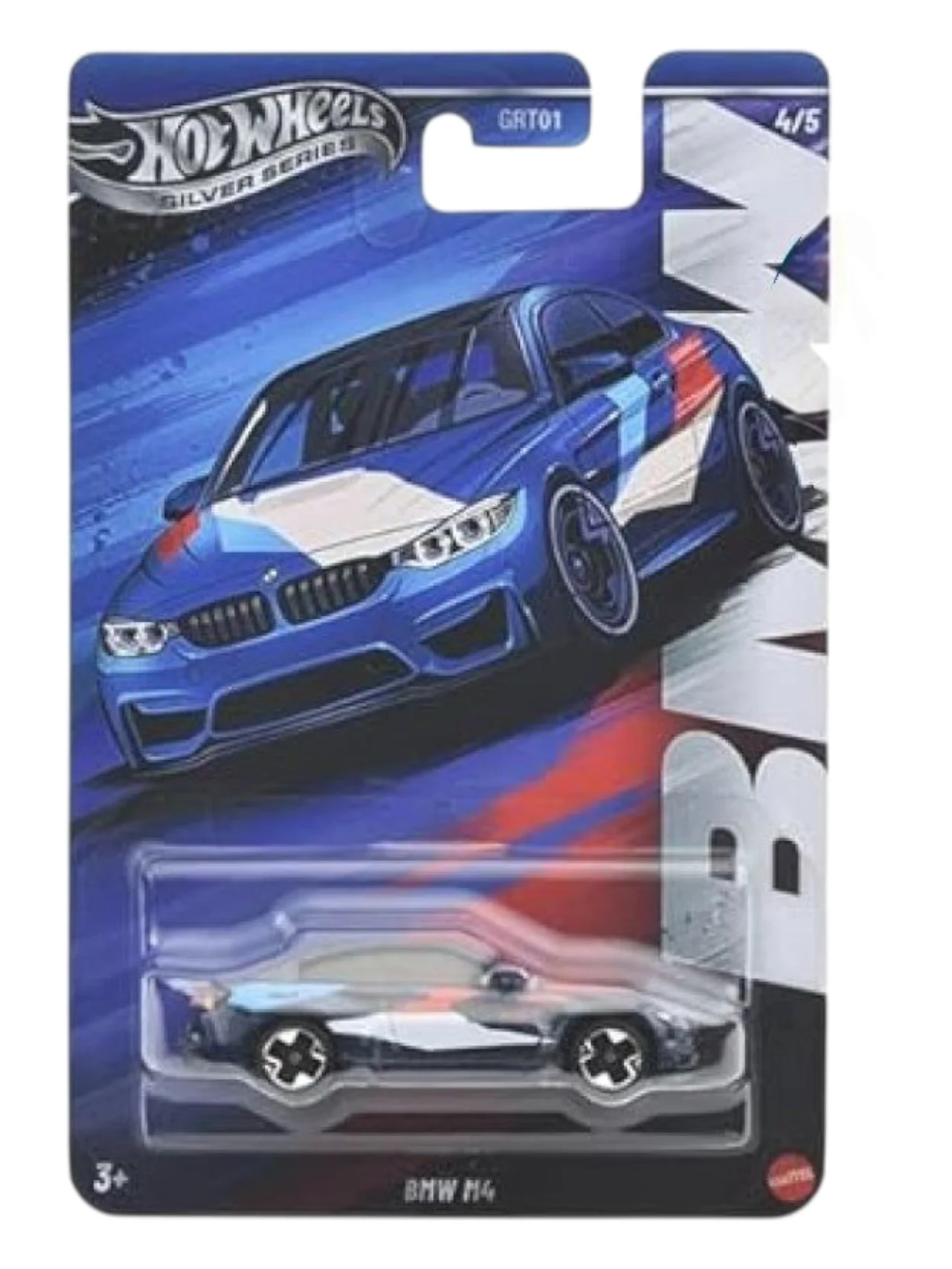 HotWheels Silver Series BMW Set of 5 Imported Mainline Card Art 1:64 Scale - Image 5